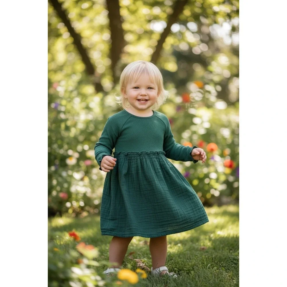 Old Navy Green Kids Casual Dress